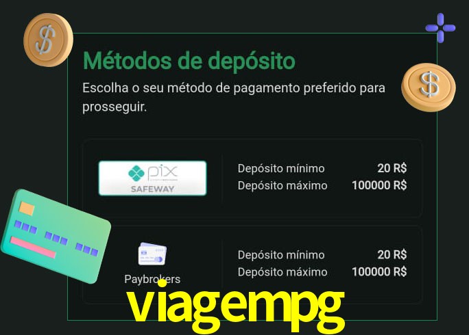 O cassino viagempg oferece uma grande variedade de métodos de pagamento